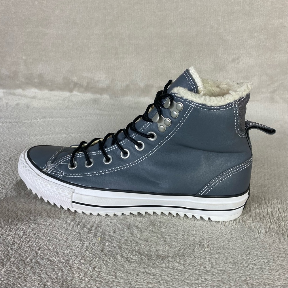 Converse Chuck Taylor City Hiker Lined Hi Shoes Men 7 Women 9 Gray Leather NEW - Picture 2 of 10
